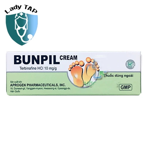 Bunpil Cream 15g Aprogen - Kem bôi trị nấm da hiệu quả của Hàn Quốc