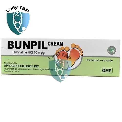 Bunpil Cream 15g Aprogen - Kem bôi trị nấm da hiệu quả của Hàn Quốc