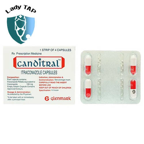 Canditral 100mg - Thuốc đặc trị nhiễm nấm hiệu quả