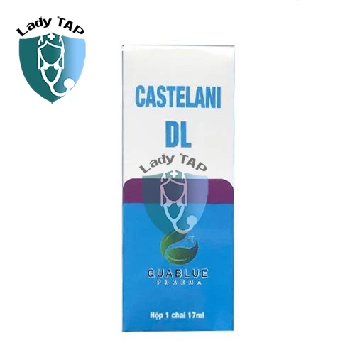 Castelani Da Liễu 17ml Quang Xanh - Thuốc điều trị nấm da, bỏng dạ, lở loét (10 chai)