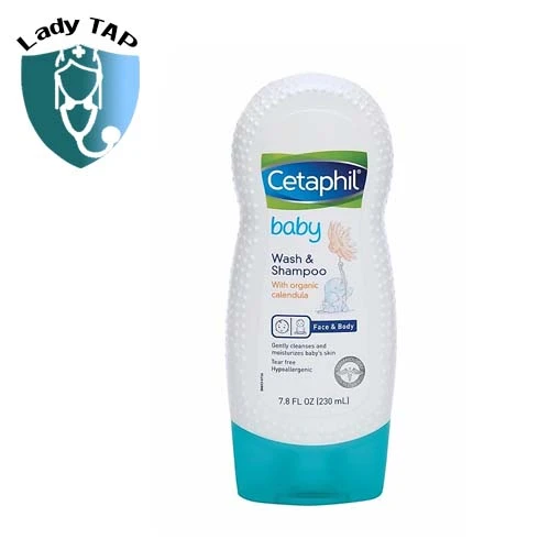 Cetaphil Baby Wash & Shampoo Calendula 230ml - Sữa tắm gội cho trẻ