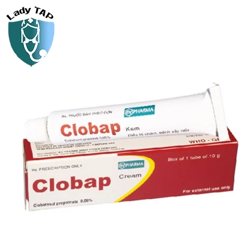 Clobap 0,05% 10g BV Pharma - Thuốc trị bệnh ngoài da hiệu quả