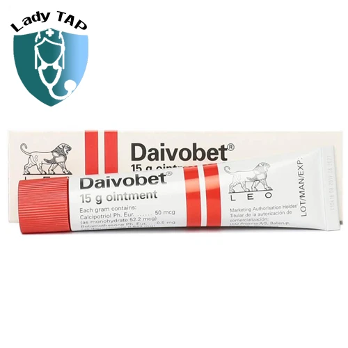 Daivobet Ointment 15g Leo - Thuốc mỡ bôi da điều trị bệnh vảy nến 