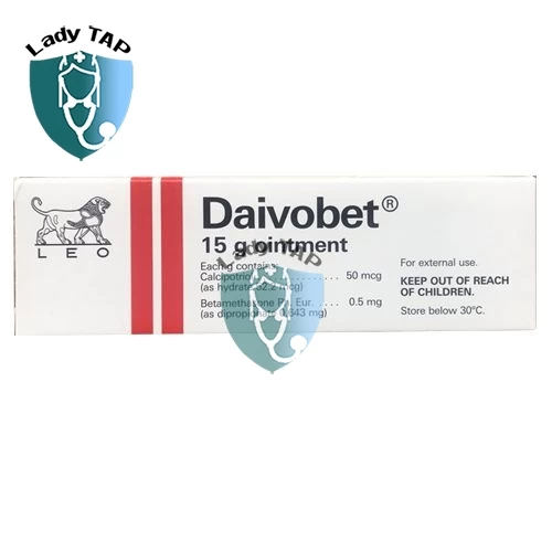 Daivobet Ointment 15g Leo - Thuốc mỡ bôi da điều trị bệnh vảy nến 