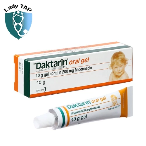 Daktarin Oral Gel 10g Janssen - Cilag - Thuốc trị nhiễm nấm ở khoang miệng hầu
