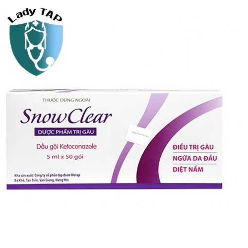 Dầu gội Snowclear Merap (gói 5ml) - Trị gàu, giảm ngứa hiệu quả