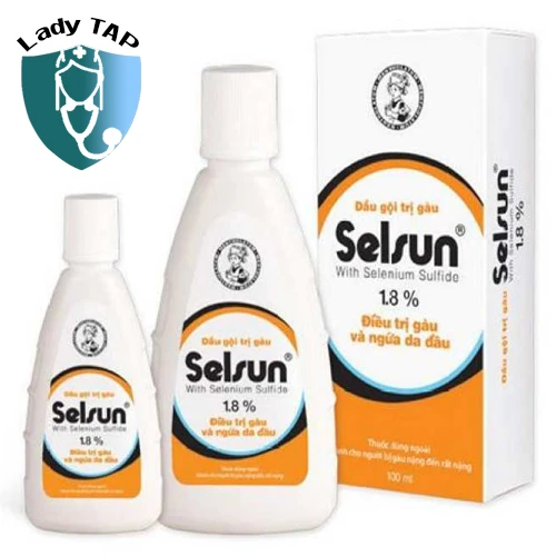 Dầu gội trị gàu Selsun 1.8% (chai 100ml) - Sạch da đầu, giảm ngứa