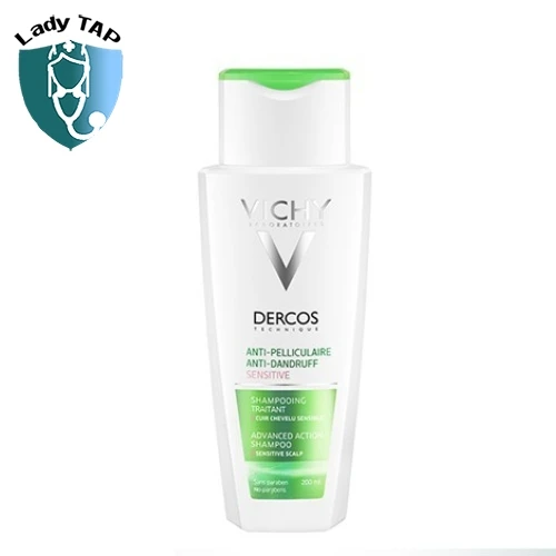 Dầu gội Vichy Dercos Dt Antipel Chute 200ml - Đặc Trị Gàu Dành Cho Da Đầu Nhạy Cảm