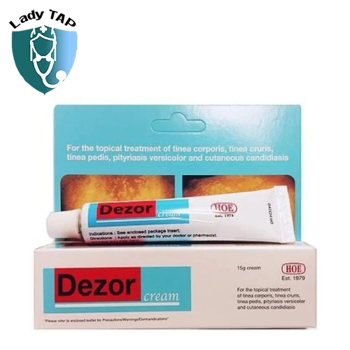 Dezor Cream 15G HOE Pharmaceuticals - Thuốc bôi điều trị nấm da hiệu quả