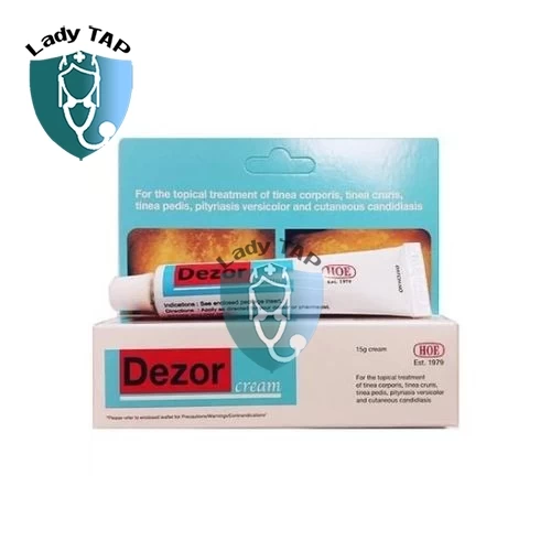 Dezor Cream 15G HOE Pharmaceuticals - Thuốc bôi điều trị nấm da hiệu quả