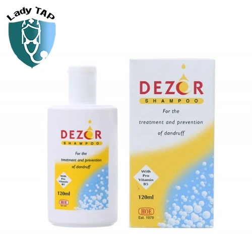 Dezor Shampoo 60ml HOE Pharm - Dầu gội trị gàu nặng và nấm da đầu