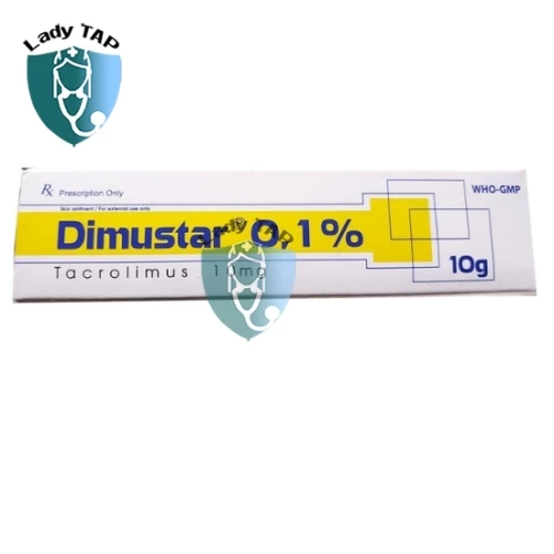 Dimustar 0,1% Hóa Dược Việt Nam - Thuốc chuyên điều trị bệnh da liễu