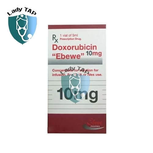 Doxorubicin 10 - Thuốc điều trị ung thư buồng trứng hiệu quả của Áo