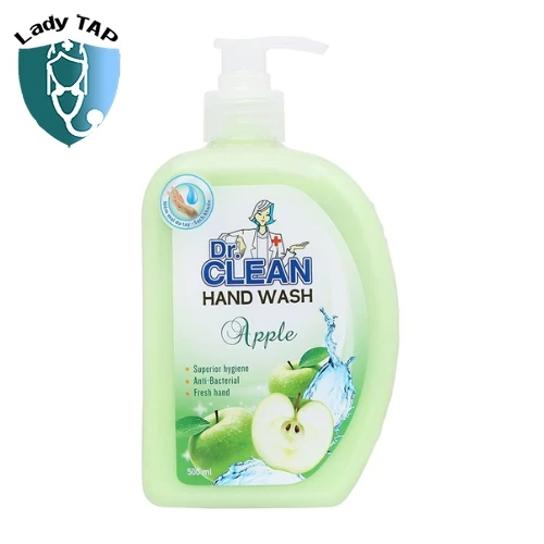 Dr.Clean Hand Wash 500ml (hương táo) - Nước rửa tay giữ ẩm cho da