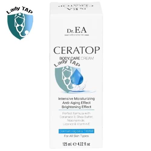 Dr.EA Ceratop Body Care Cream 125ml Tim Kozmetik Sabun Otel Malz San Tic - Dưỡng ẩm, êm dịu với da, duy trì độ ẩm trên da.
