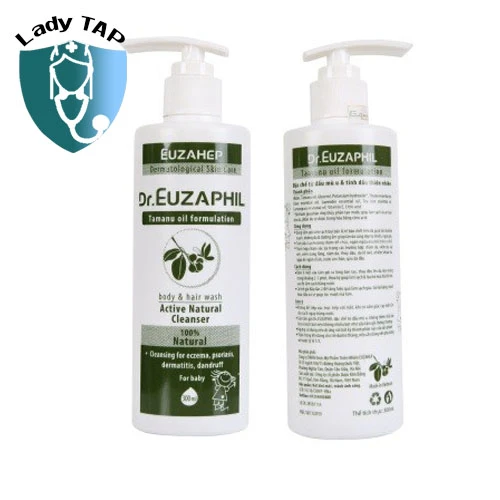Dr.Euzaphil Active Natural Cleanser 300ml Kim Bảng - Sữa tắm gội cho trẻ em