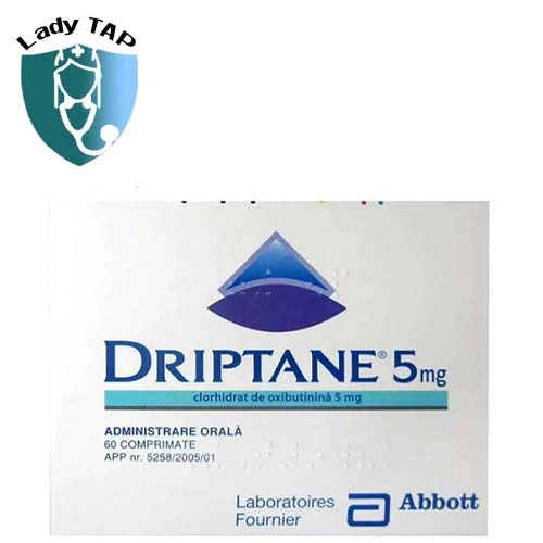 Driptane 5mg Abbott - Điều trị tiểu không tự chủ rất hiệu quả