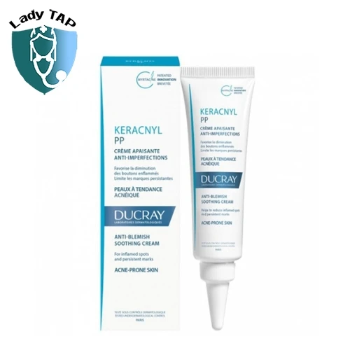 Ducray Keracnyl PP Cream 30ml Pierre Fabre Dermocosmetique - Kem dưỡng trị mụn viêm 