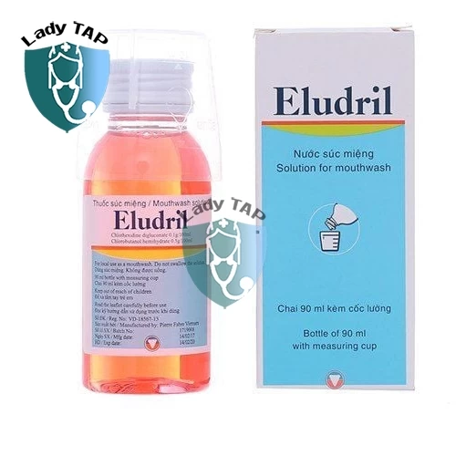 Eludril 90ml Pierre Fabre - Nước súc miệng kháng khuẩn