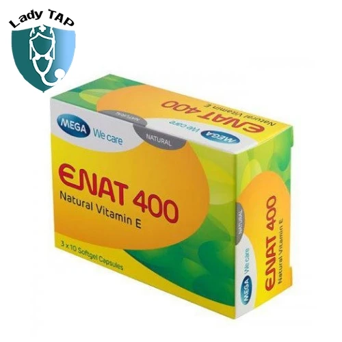 Enat 400 Mega We Care - Hỗ trợ điều trị và dự phòng tình trạng thiếu Vitamin E