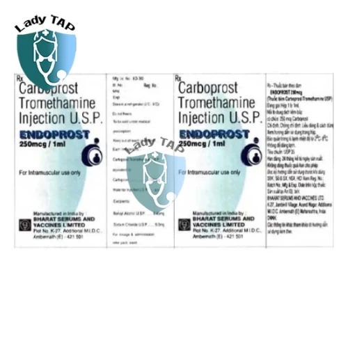 Endoprost 250mcg Bharat - Điều trị chảy máu nghiêm trọng sau sinh