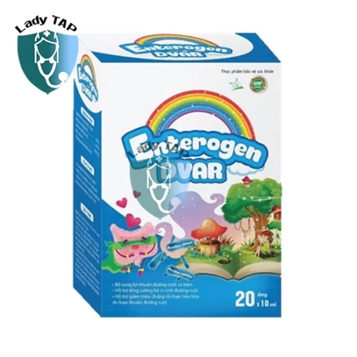 Enterogen Dvar Vgas - Bổ sung lợi khuẩn đường ruột và kẽm