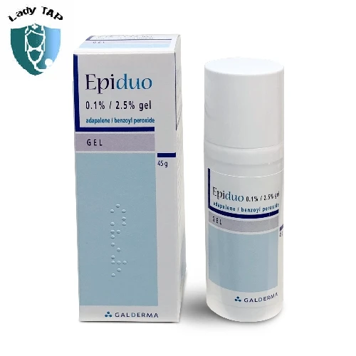 Epiduo 0,1%/2,5% gel 15g Epiduo - Điều trị mụn