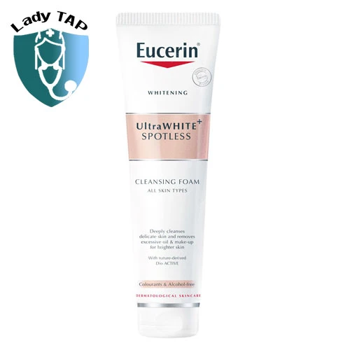 Eucerin Ultrawhite+ Spotless Cleansing Foam 150g - Sữa rửa mặt dịu nhẹ