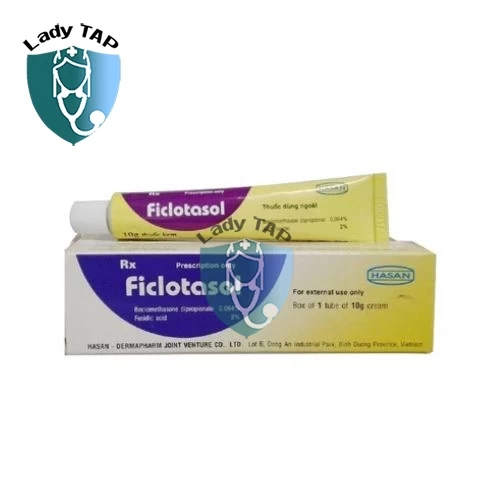 Ficlotasol Cream 10g Hasan - Điều trị bệnh lý viêm da (10 hộp)