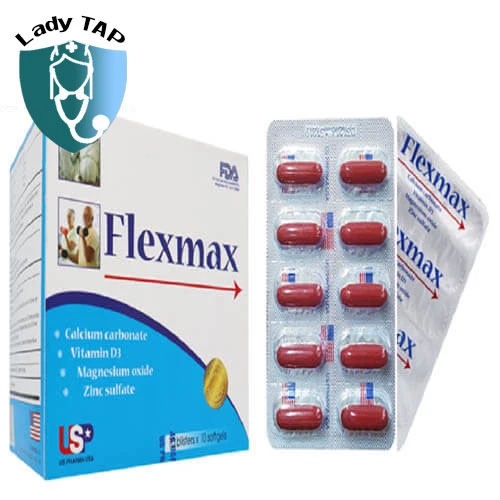 Flexmax USP - Bổ sung calci, vitamin d3, magie cho cơ thể
