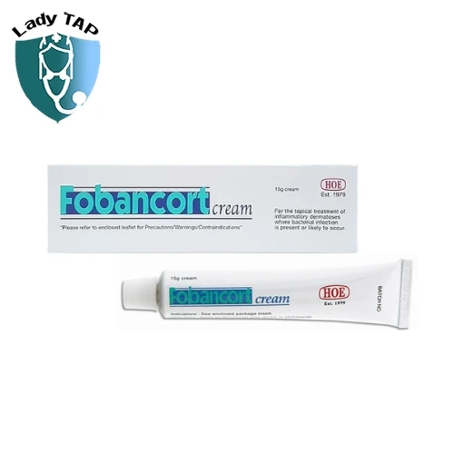 Fobancort 5g Hoe Pharmaceuticals - Điều trị các bệnh viêm da do nhiễm khuẩn