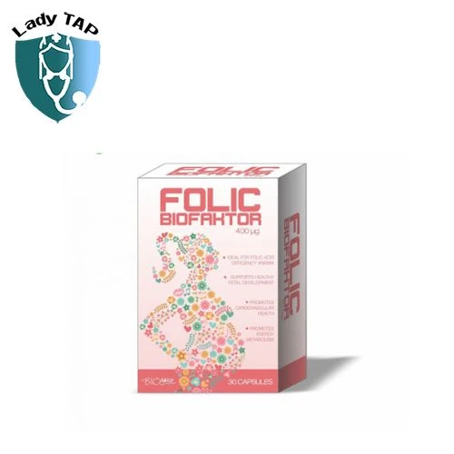 Folic Biofaktor 400mcg Biofaktor Sp.z.o.o - Giúp bổ sung acid folic cho phụ nữ mang thai