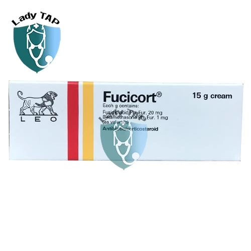 Fucicort Cream 15g Leo - Điều trị viêm da nhiễm khuẩn