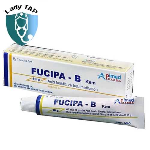Fucipa - B 10g Apimed - Kem bôi điều trị viêm da hiệu quả