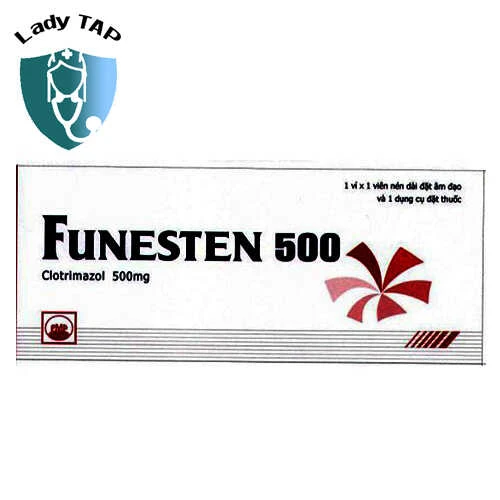 Funesten 500 - Thuốc đặt chuyên trị viêm âm đạo