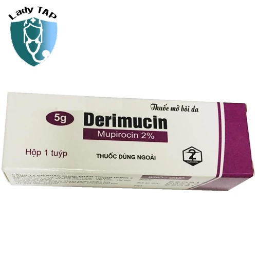 Derimucin 5g Dược phẩm TW2 - Giúp điều trị viêm da, mụn nhọt hiệu quả