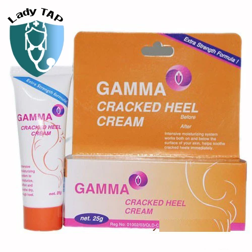 Gamma Cracked Heel Cream 25g - Kem bôi điều trị nứt nẻ