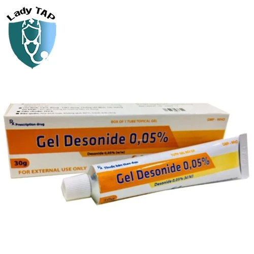 Gel Desonide 0.05% 15g PCV - Thuốc điều trị các loại viêm da hiệu quả