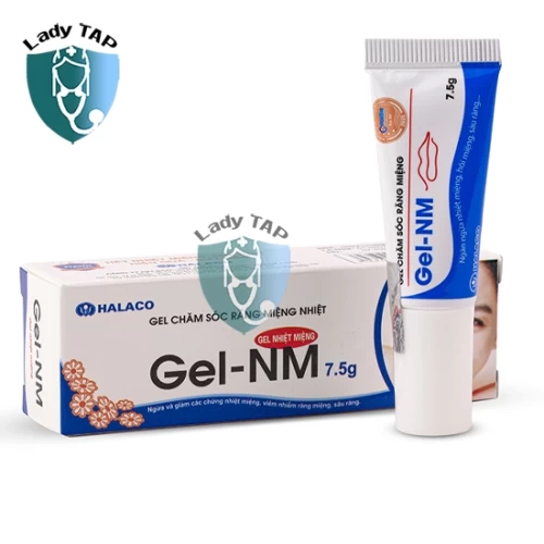 Gel-NM 7.5g Halaco - Làm thơm miệng, sạch miệng và họng, bảo vệ răng miệng 