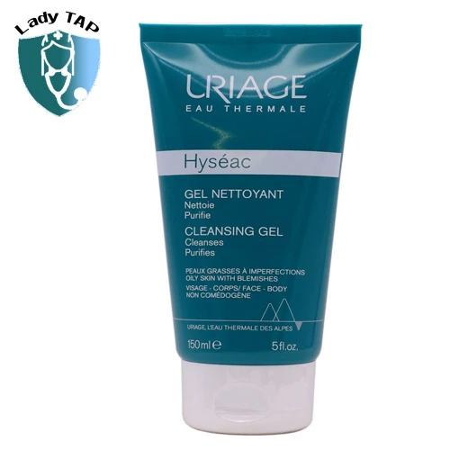Gel rửa mặt Uriage Hyseac 150ml - Giúp giảm mụn và bã nhờn hiệu quả