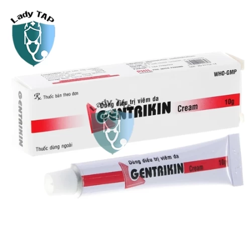 Gentrikin Cream 10g Phil Inter - Kem bôi điều trị nấm da, hắc lào, lang ben