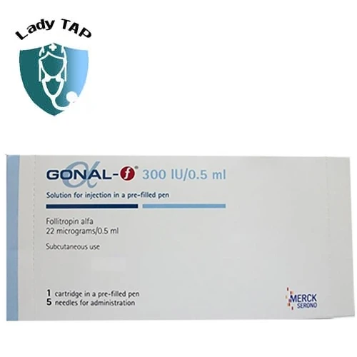 Gonal-F 300IU/0.5ml Merck Serono - Thuốc điều trị bệnh vô sinh