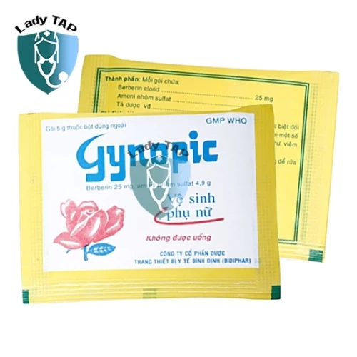 Gynopic - Bột vệ sinh phụ nữ hiệu quả tốt của Bình Định