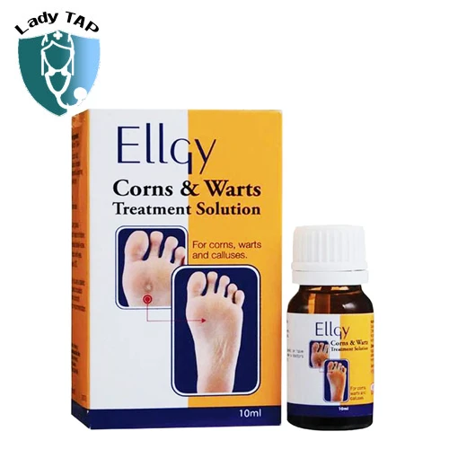 Ellgy Corns & Warts Treatment 10ml Pharmaceuticals - Điều trị mụn cóc hiệu quả