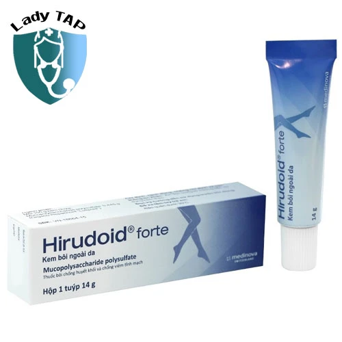 Hirudoid Forte 14g Olic - Kem bôi điều trị viêm tĩnh mạch của Thái Lan