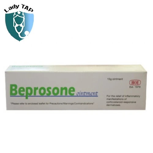 Hoe Beprosone Ointment 15g - Thuốc trị bệnh da liễu hiệu quả