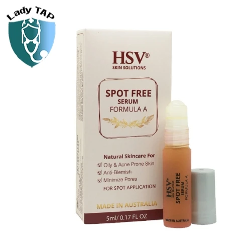 HSV Spot Free Formula A 5ml STN International - Serum lăn giảm mụn hiệu quả