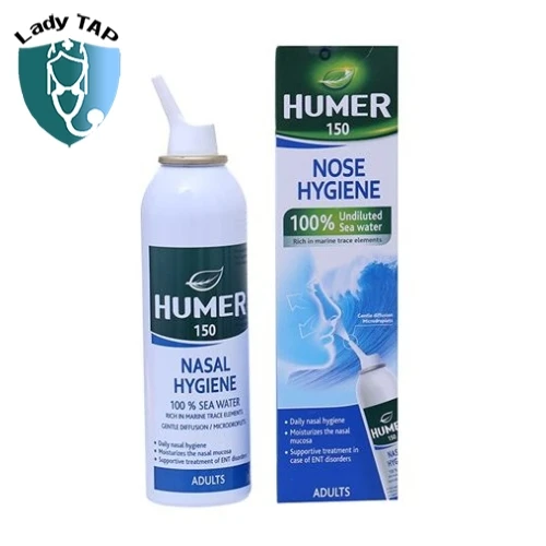 Humer 150 Nose Hygiene 150ml Laboratoire Urgo - Thuốc xịt muối biển dành cho người lớn