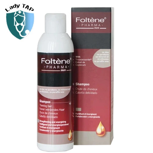 Foltene Pharma Men Shampoo 200ml - Bảo vệ da đầu, ngăn chặn sự chẻ ngọn tóc hiệu quả