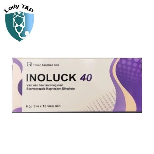 Inoluck 40 Sterling Lab - Điều trị loét dạ dày tá tràng và phòng ngừa loét dạ dày tá tràng